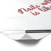 Professional Nail Care Wall Art Poster (Hoek)