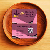 Professional Notary Public Business Card Template  Visitekaartje