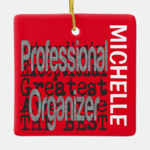 Professional Organizer Extraordinaire CUSTOM Keramisch Ornament