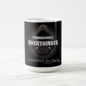 Professional Overthinker Funny Custom Name Mug (Centre)