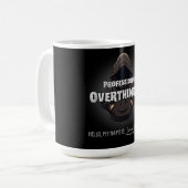 Professional Overthinker Funny Custom Name Mug Koffiemok (Voorkant links)
