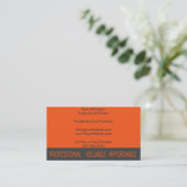 Professional Painter Business Card Visitekaartje (Staand voorkant)