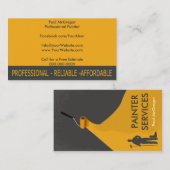 Professional Painter Business Card Visitekaartje (Voorkant / Achterkant)