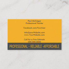 Professional Painter Business Card Visitekaartje