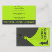 Professional Painter Business Card Visitekaartje (Voorkant / Achterkant)