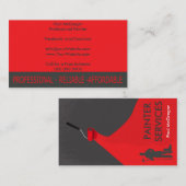 Professional Painter Business Card Visitekaartje (Voorkant / Achterkant)