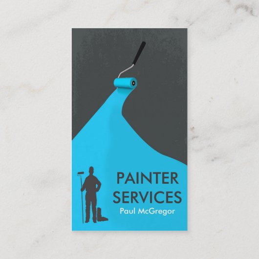 Professional Painter Business Card Visitekaartje (Achterkant)