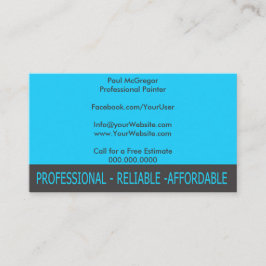 Professional Painter Business Card Visitekaartje