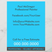Professional Painter Discount Flyer (Achterkant)