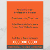 Professional Painter Flyer (Achterkant)