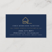 Professional Painter Painting Company QR Code Visitekaartje (Voorkant)