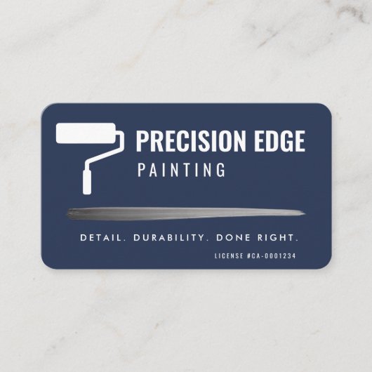 Professional Painter QR Code Visitekaartje (Voorkant)