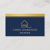 Professional Painting Service Navy Blue Visitekaartje (Voorkant)