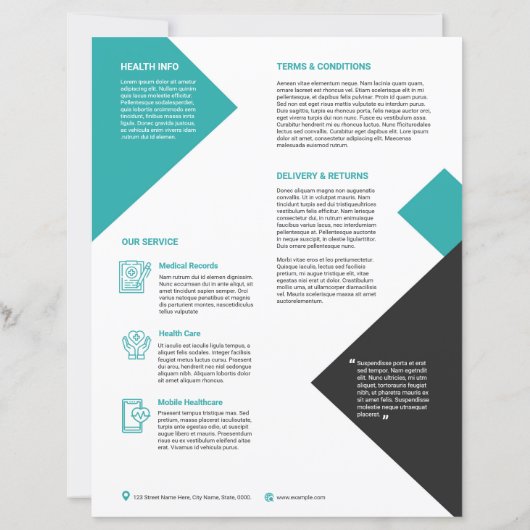 Professional Pharmacy Flyer Template (Dos)