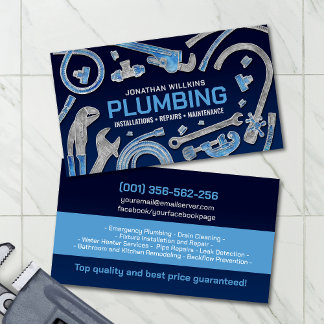 Professional Plumbing Services Visitekaartje