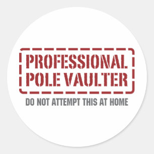 Professional Pole Vaulter Ronde Sticker