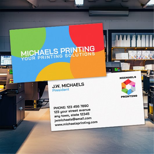 Professional Printing Company Visitekaartje