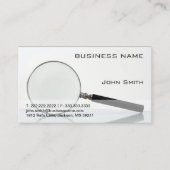 Professional Private Investigation Detective Visitekaartje (Voorkant)