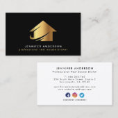 Professional Real Estate Broker Agent Visitekaartje (Voorkant / Achterkant)
