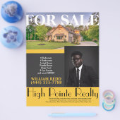 Professional Real Estate Realty Flyer voor verkoop (Enkel)