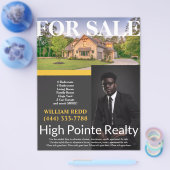 Professional Real Estate Realty Flyer voor verkoop (Enkel)
