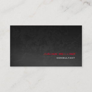 Professional Red Gray Pattern Modern Elegant Visitekaartje
