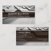Professional Roofer/Roofing Tegel Visitekaartje (Voorkant / Achterkant)