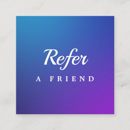 Professional Salon & Spa Referral Card | Editable Kortingskaartje (Voorkant)