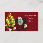 Professional Santa Claus visitekaartje (Voorkant)