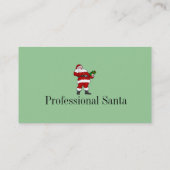 Professional Santa Visitekaartje (Achterkant)