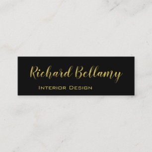 Professional Simple Black Gold - Visitekaartje