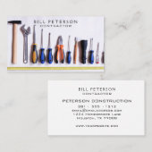 Professional Simple Construction Contractors Visitekaartje (Voorkant / Achterkant)