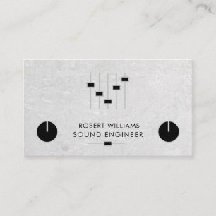 Professional Sound Engineer Music DJ Controller Bu Visitekaartje