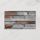 Professional Stonemason Rustic Brick Visitekaartje (Voorkant)
