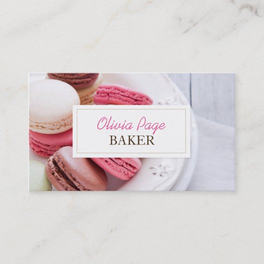 Professional Sweets Carte de visite de boulangerie (Devant)