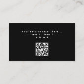 Professional Taxi Service  Visitekaartje (Achterkant)