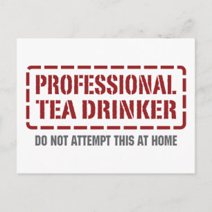 Professional Tea Drinker Briefkaart