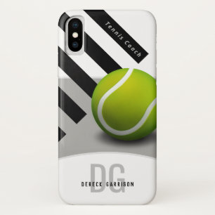 Professional Tennis Coach   Initialen iPhone X Hoesje