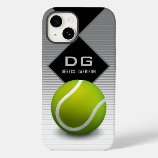 Professional Tennis Player | INITIALEN Case-Mate iPhone Case (Achterkant)
