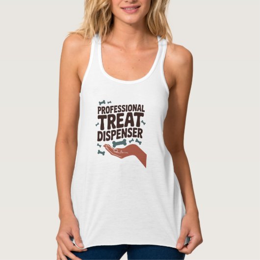 Professional Treat Dispenser - Dog Parent Fun Tanktop (Voorkant)