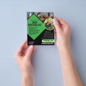 Professional Tree & Hedge Trimming Service | op ma Flyer (Hand)