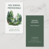 Professional Tree Removal Visitekaartje (Voorkant / Achterkant)