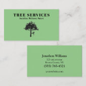 Professional Tree Trimming Service Visitekaartje (Voorkant / Achterkant)