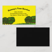 Professional Tree Trimming Service Visitekaartje (Voorkant / Achterkant)