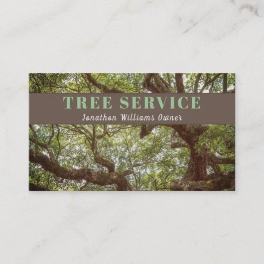 Professional Tree Trimming Service Visitekaartje (Voorkant)