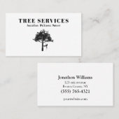Professional Tree Trimming Service Visitekaartje (Voorkant / Achterkant)
