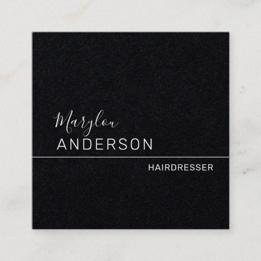 Professional - UNISEX Premium Vierkante Visitekaartje (Voorkant)