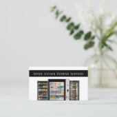 Professional Vending Machine Service Visitekaartje (Staand voorkant)