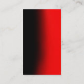 Professional Verticaal rood zwart Visitekaartje (Achterkant)