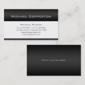 Professional Visitekaartje Financial Planner Grey (Voorkant / Achterkant)